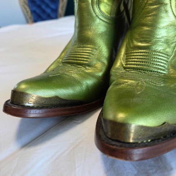 Idyllwind Metallic Green Cowgirl Boots - Picture 10 of 11